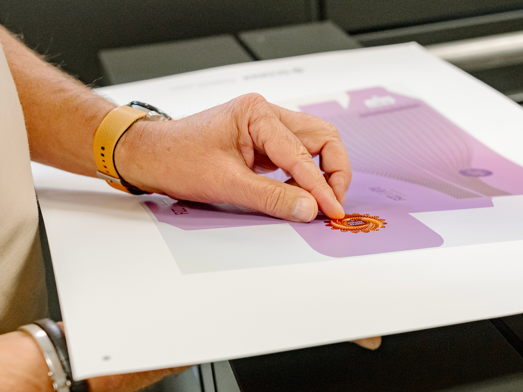 Live demo – drukwerk veredelen