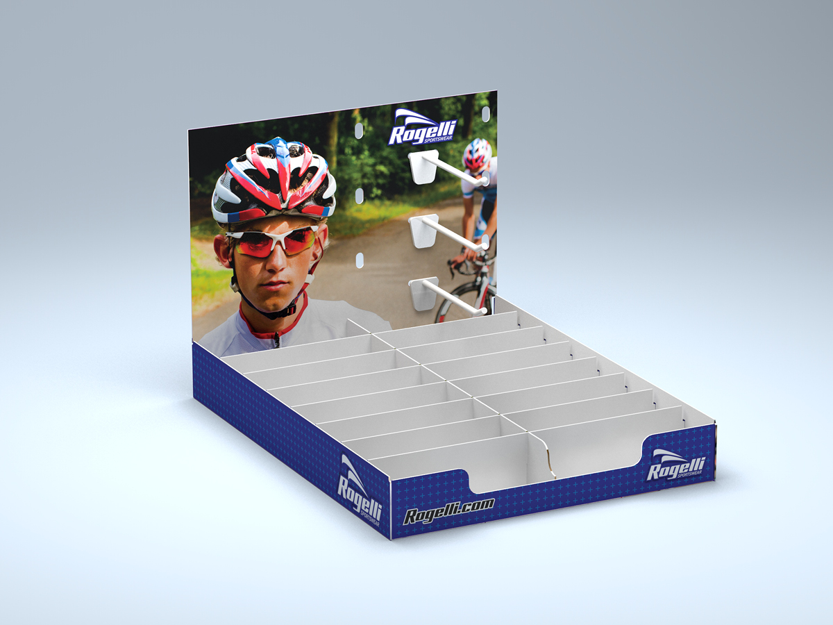 Displays in verschillende soorten en maten